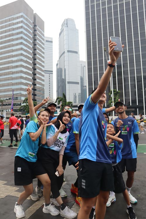 Race photo from Road to BAF Lions Run 2024