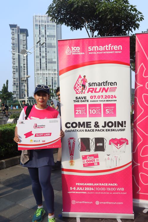 Race photo from Smartfren Run 2024 Vibes
