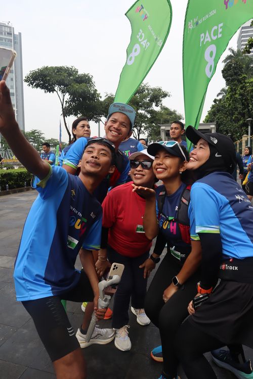 Race photo from Road to BAF Lions Run 2024
