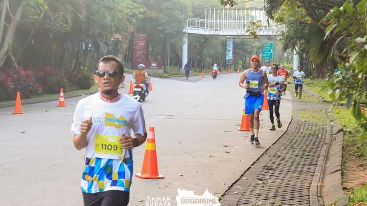 Race photo from Taman Budaya x BOGORUN 2025