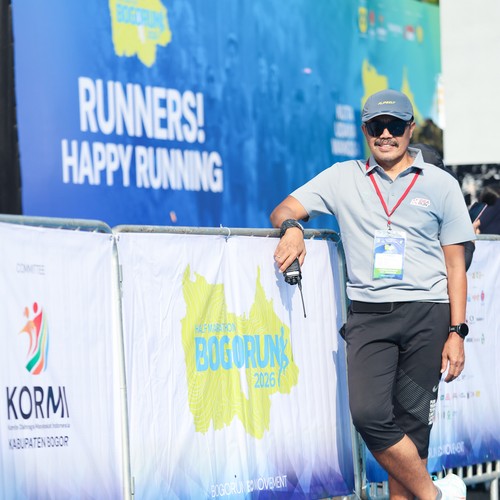Race photo from BOGORUN 2026