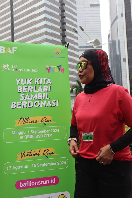 Race photo from Road to BAF Lions Run 2024
