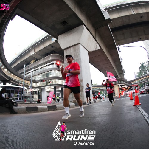 Race photo from SMARTFREN RUN 2026