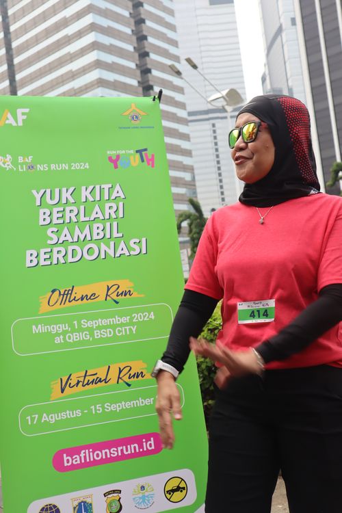 Race photo from Road to BAF Lions Run 2024