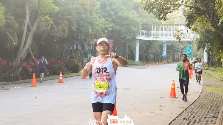 Race photo from Taman Budaya x BOGORUN 2025