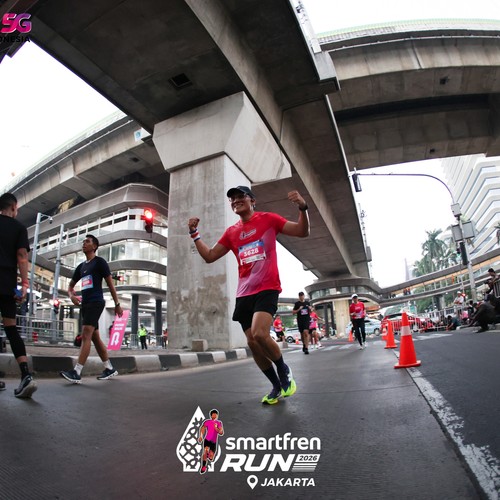 Race photo from SMARTFREN RUN 2026