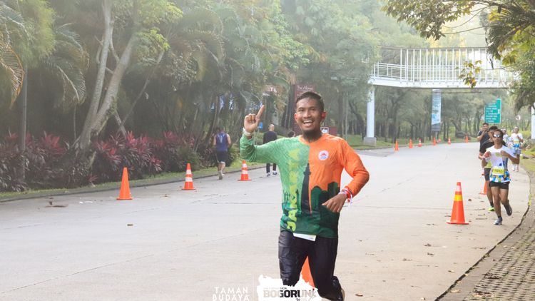 Race photo from Taman Budaya x BOGORUN 2025