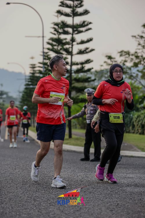 Race photo from CISANGKAN KBP CITY RUN 2025