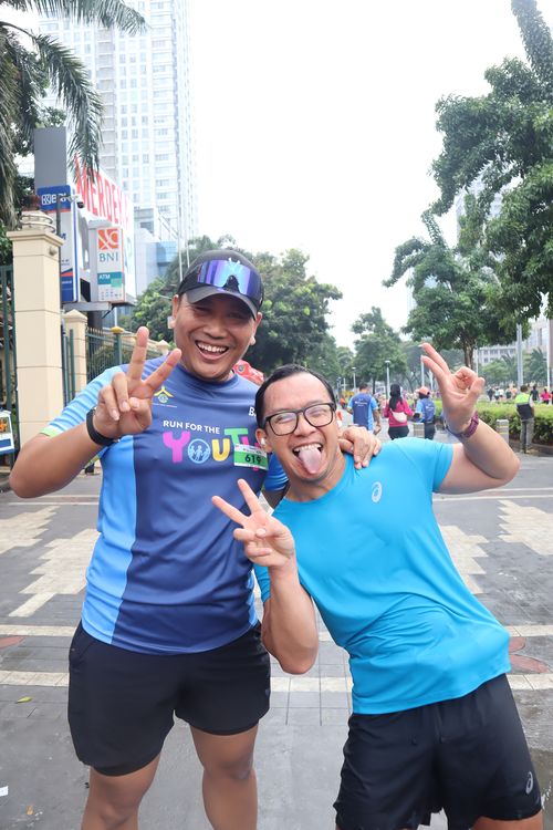 Race photo from Road to BAF Lions Run 2024