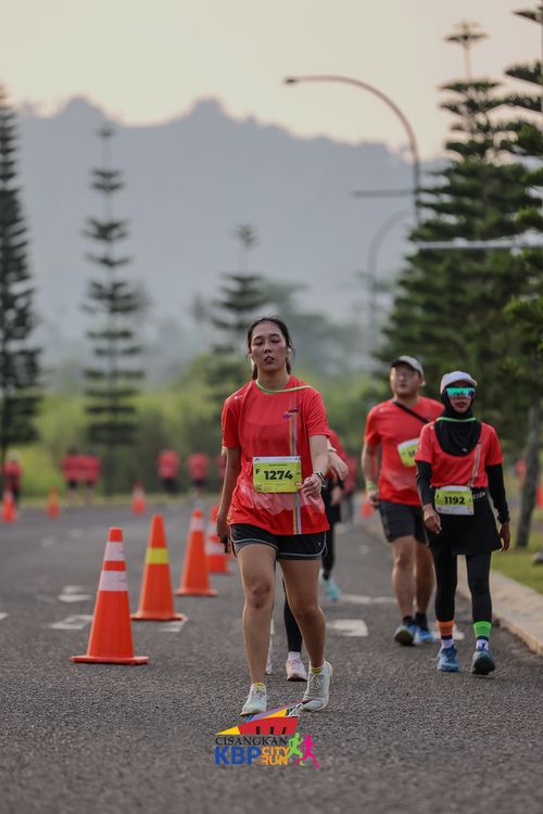 Race photo from CISANGKAN KBP CITY RUN 2025