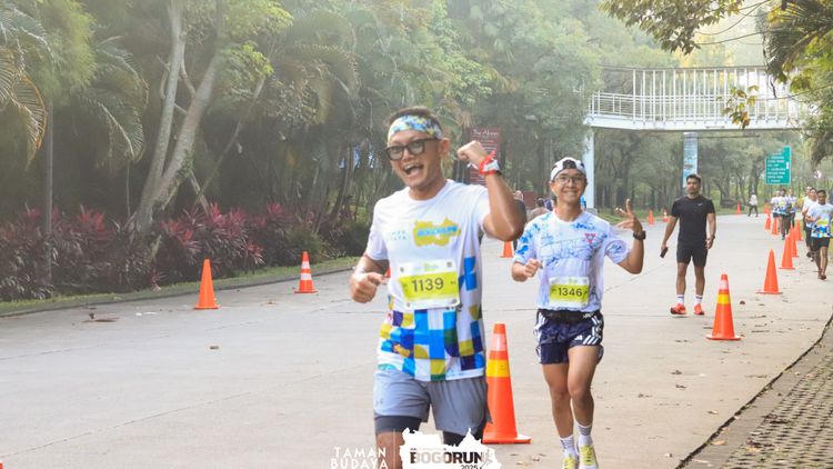 Race photo from Taman Budaya x BOGORUN 2025