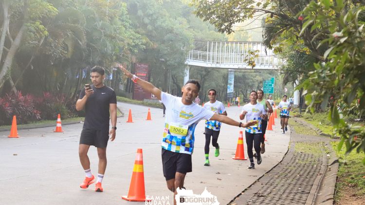Race photo from Taman Budaya x BOGORUN 2025