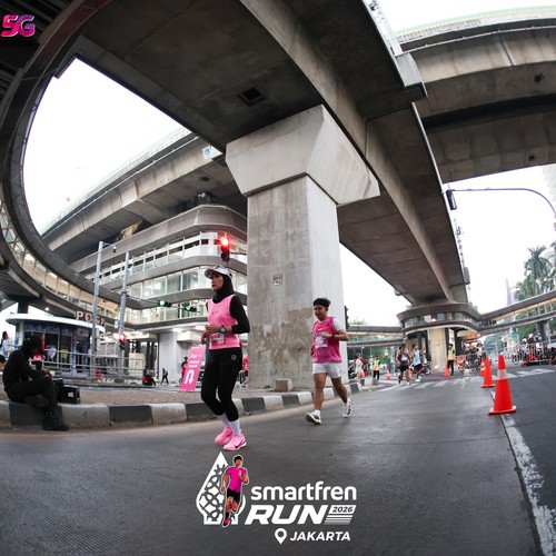 Race photo from SMARTFREN RUN 2026