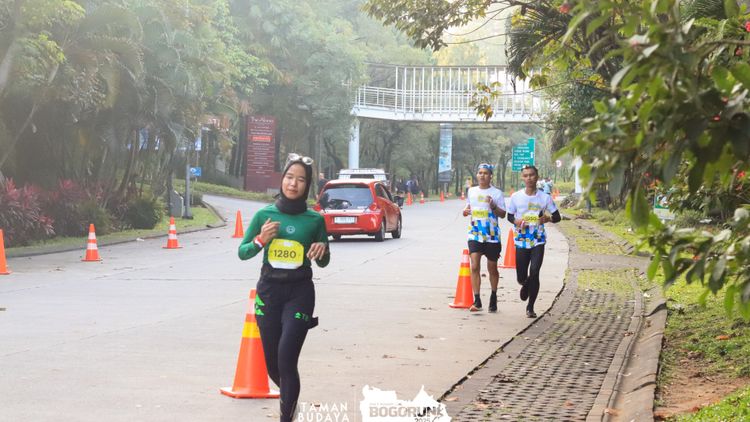 Race photo from Taman Budaya x BOGORUN 2025