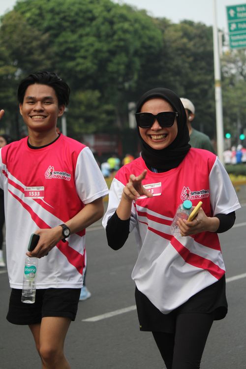 Race photo from Smartfren Run 2024 Vibes