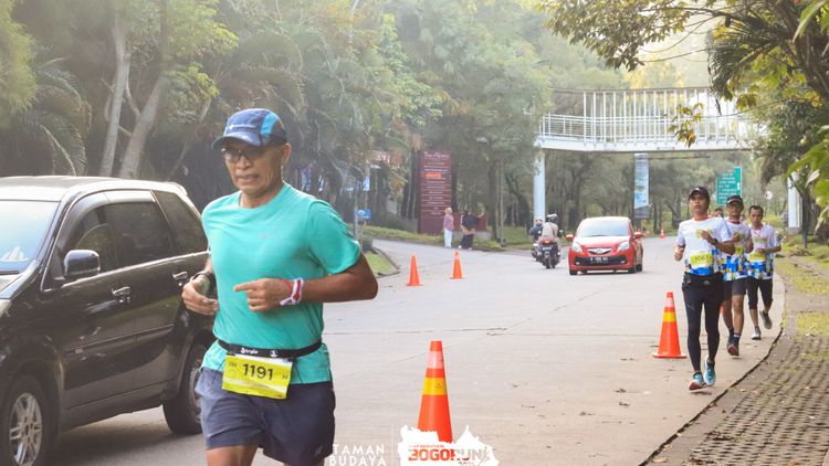 Race photo from Taman Budaya x BOGORUN 2025