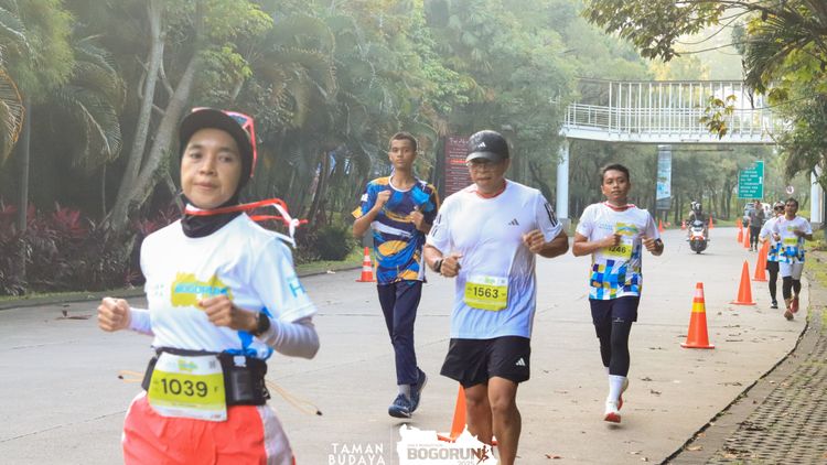 Race photo from Taman Budaya x BOGORUN 2025