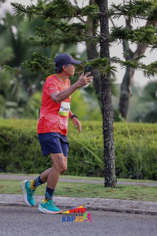 Race photo from CISANGKAN KBP CITY RUN 2025