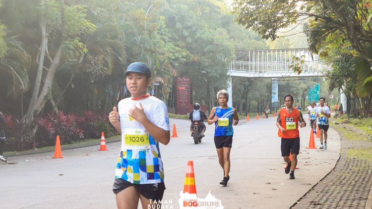 Race photo from Taman Budaya x BOGORUN 2025