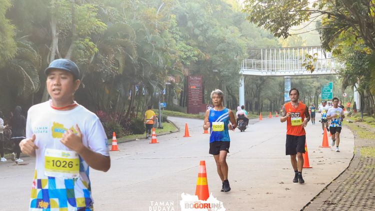 Race photo from Taman Budaya x BOGORUN 2025