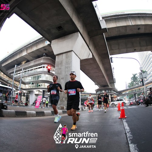 Race photo from SMARTFREN RUN 2026