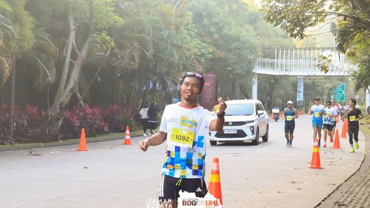 Race photo from Taman Budaya x BOGORUN 2025