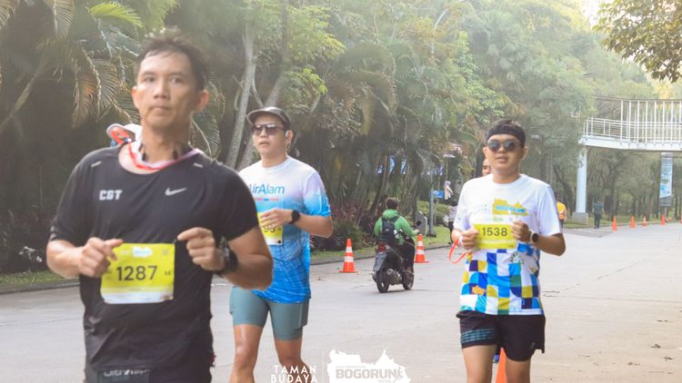 Race photo from Taman Budaya x BOGORUN 2025
