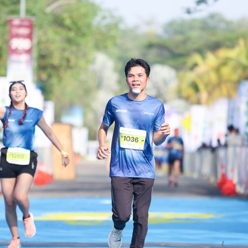 Race photo from BOGORUN 2026