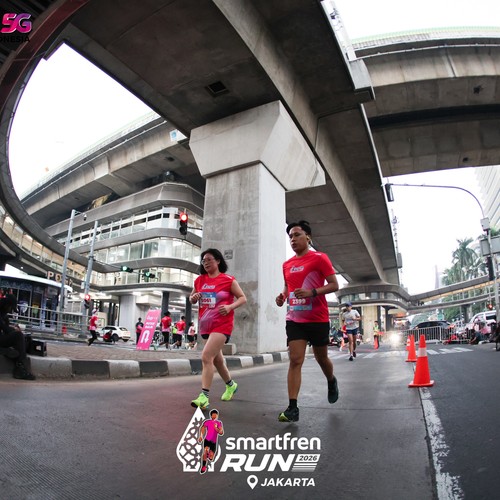Race photo from SMARTFREN RUN 2026