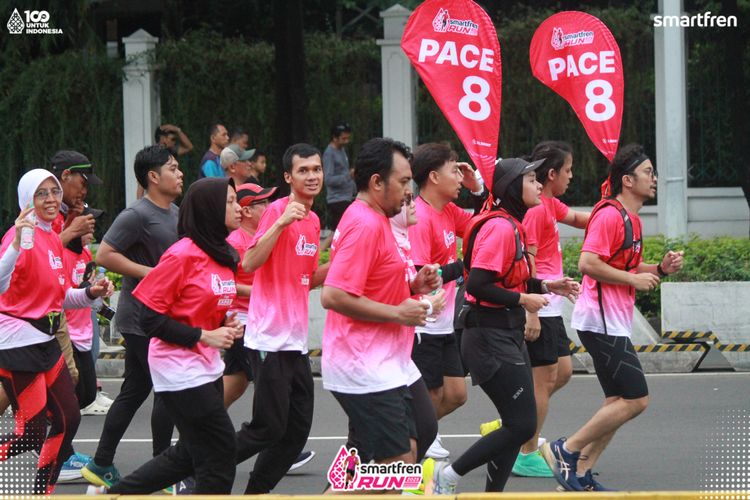 Race photo from Smartfren Run 2025 Vibes