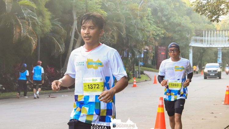 Race photo from Taman Budaya x BOGORUN 2025