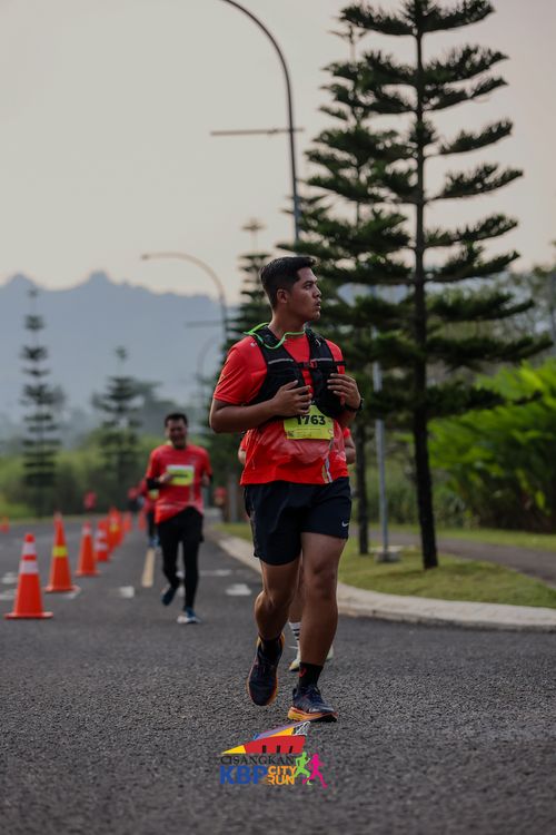 Race photo from CISANGKAN KBP CITY RUN 2025