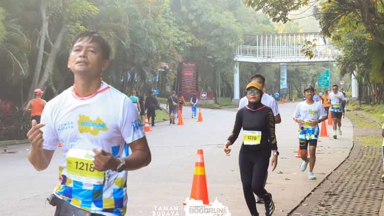 Race photo from Taman Budaya x BOGORUN 2025