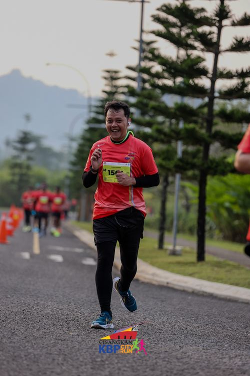 Race photo from CISANGKAN KBP CITY RUN 2025