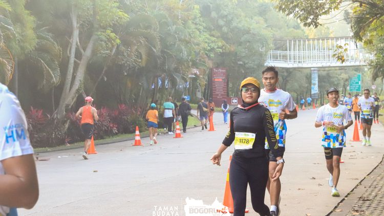 Race photo from Taman Budaya x BOGORUN 2025