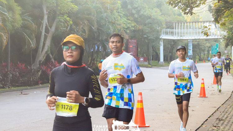 Race photo from Taman Budaya x BOGORUN 2025