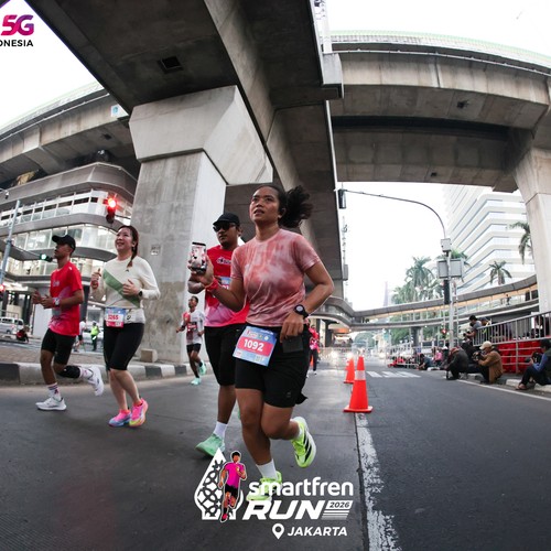 Race photo from SMARTFREN RUN 2026