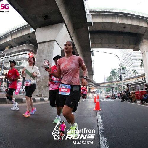 Race photo from SMARTFREN RUN 2026