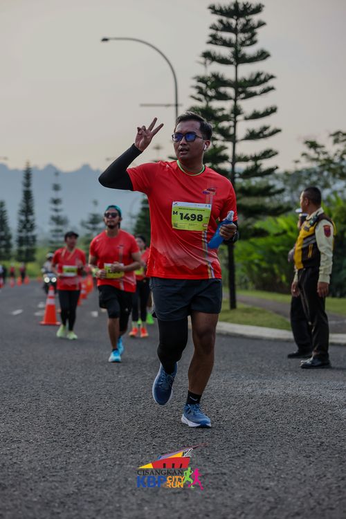 Race photo from CISANGKAN KBP CITY RUN 2025