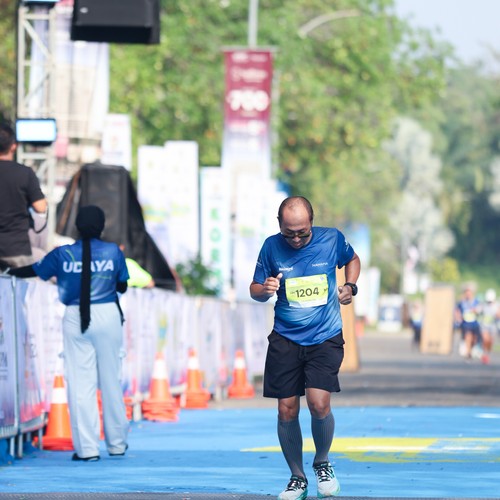 Race photo from BOGORUN 2026