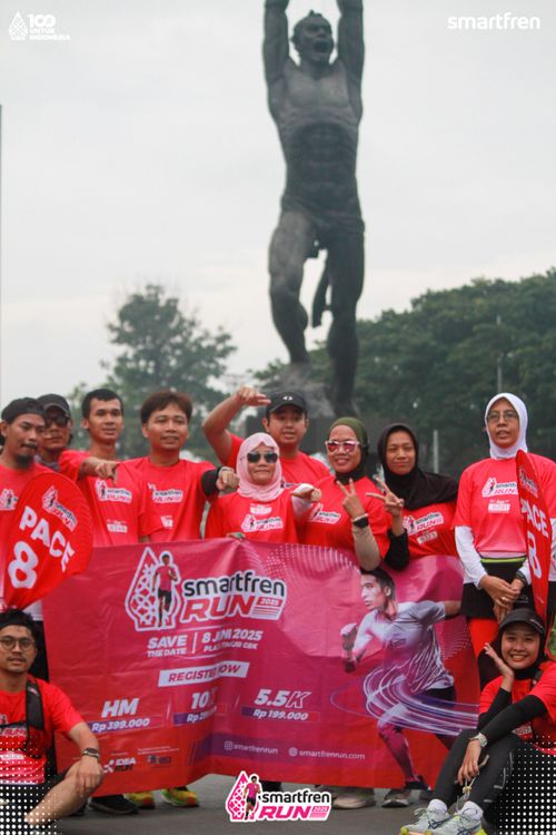 Race photo from Smartfren Run 2025 Vibes