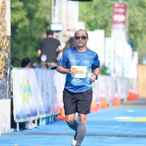 Race photo from BOGORUN 2026