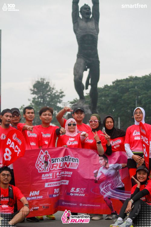 Race photo from Smartfren Run 2025 Vibes