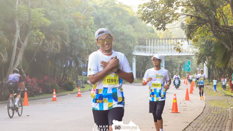 Race photo from Taman Budaya x BOGORUN 2025