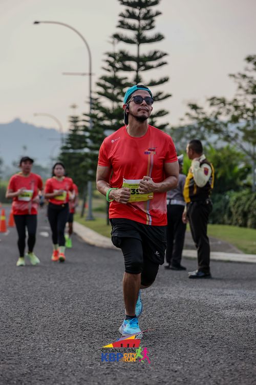 Race photo from CISANGKAN KBP CITY RUN 2025