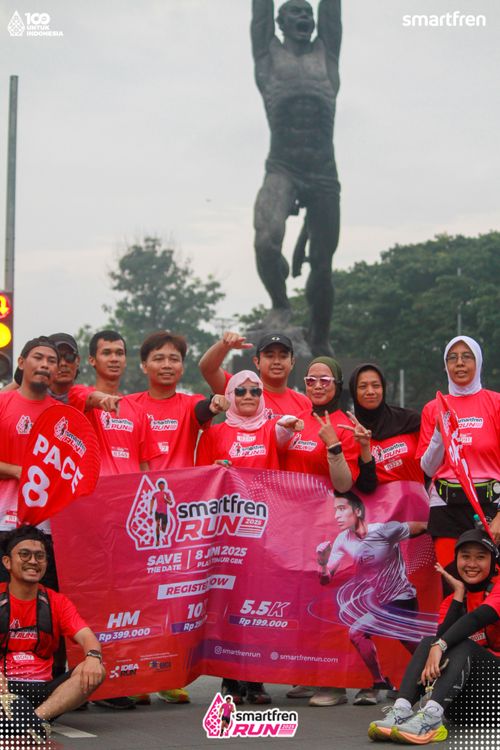 Race photo from Smartfren Run 2025 Vibes