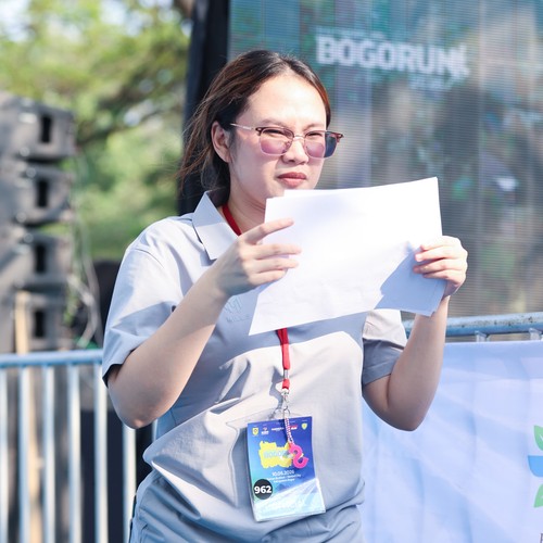 Race photo from BOGORUN 2026