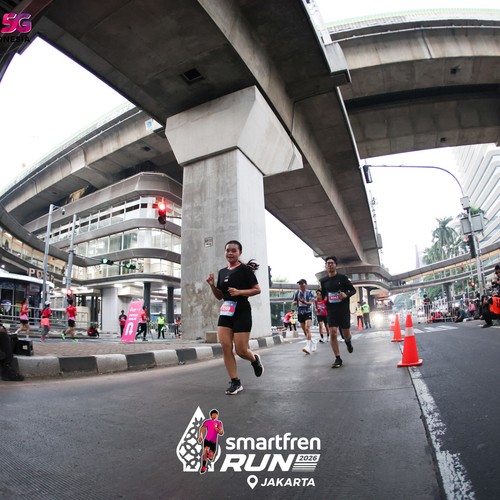 Race photo from SMARTFREN RUN 2026