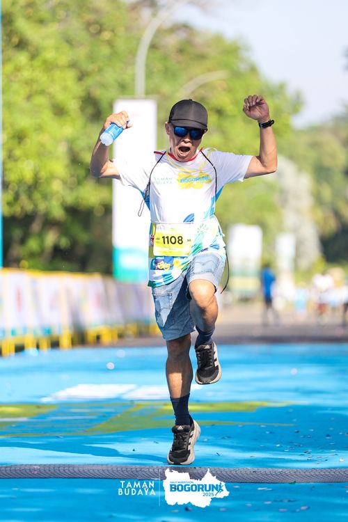 Race photo from Taman Budaya x BOGORUN 2025