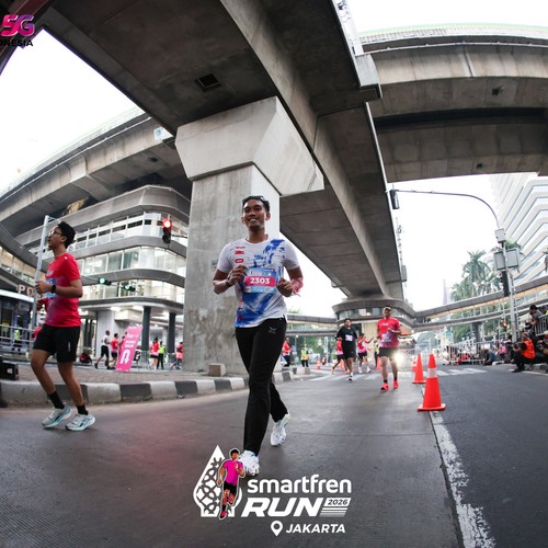 Race photo from SMARTFREN RUN 2026
